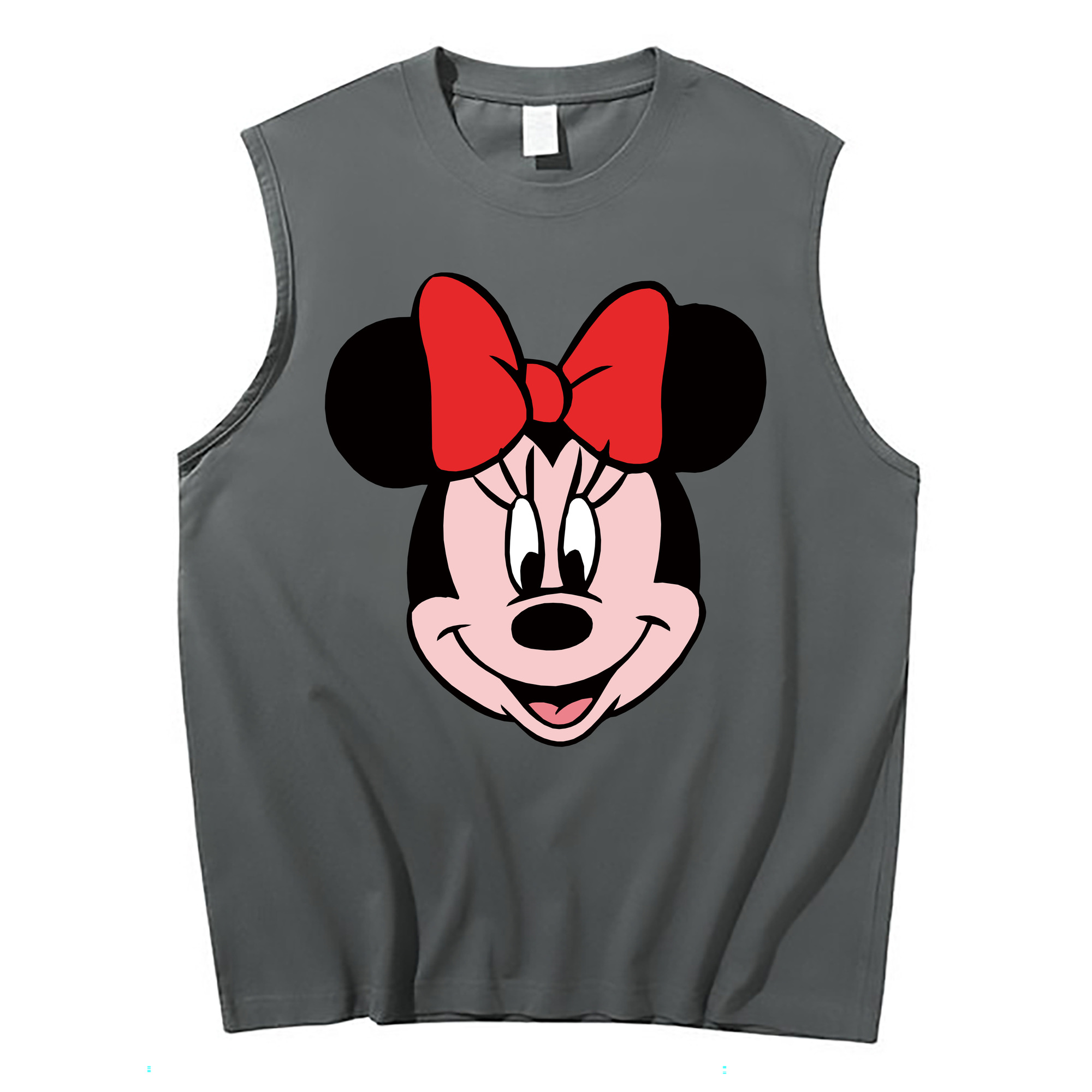 ミッキーマウス Mickey Mouse コットン100％タンクトップ（フロントプリント）